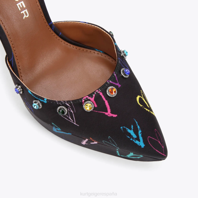 Kurt Geiger mujer plataforma octavia de londres 2LPR409 | calzados negro otro